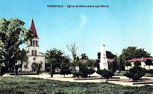THIERSVILLE - EGLISE ET MONUMENT AUX MORTS